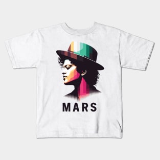 Bruno Mars Tribute - Bruno Michael Jackson Prince Kendrick Lamar Sza Ed Sheeran Music Lauryn Hill Anderson Paak Kids T-Shirt